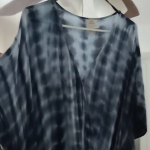 Blue Knoxx Rose tie dress